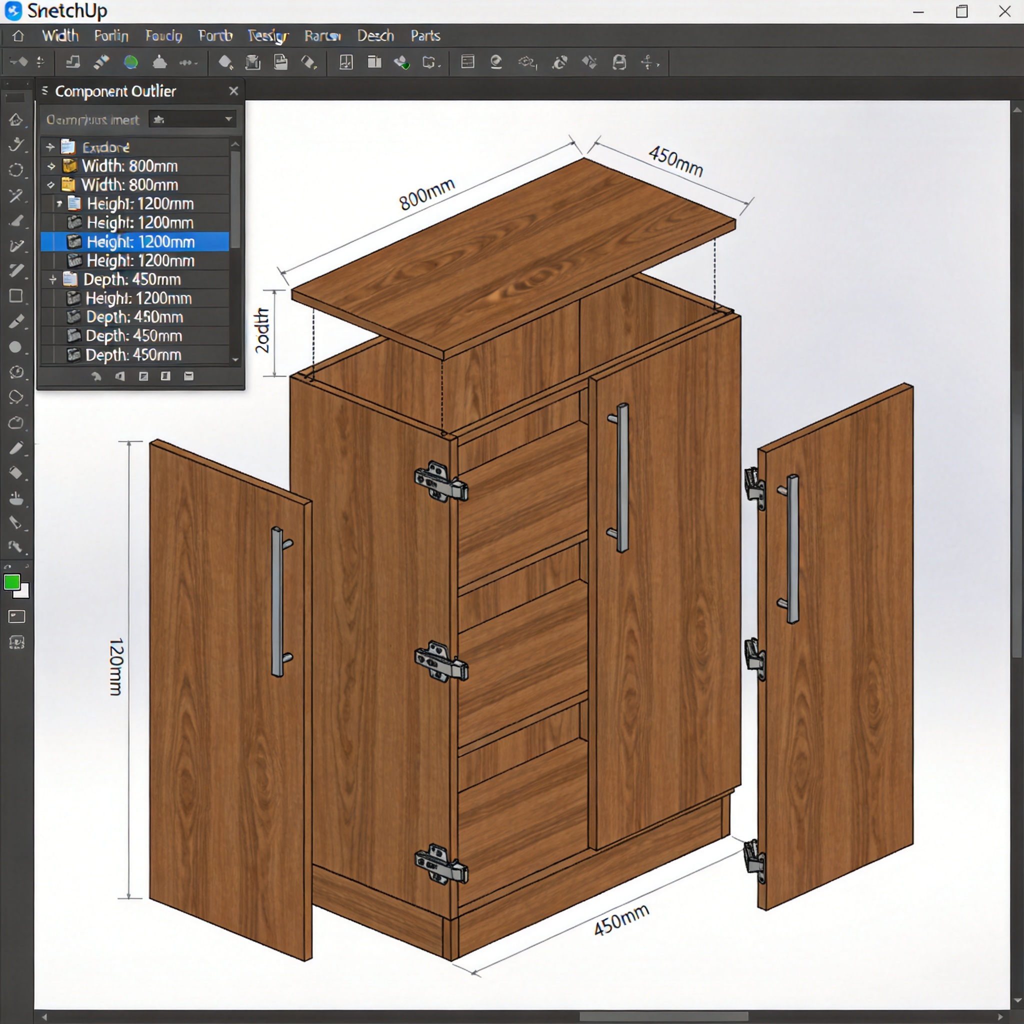SketchUp LayOut施工图输出界面